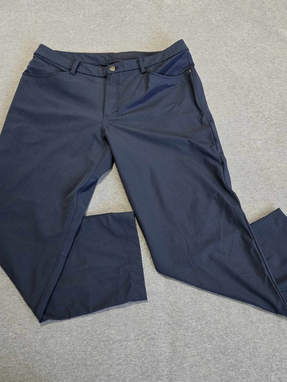 Lululemon ABC Pant Classic Men’s 36 M5335S Warpstreme Stretch Comfort Navy Blue